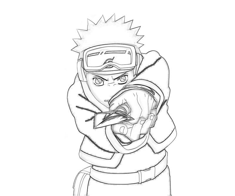 Naruto in Action Coloring Pages : New Coloring Pages