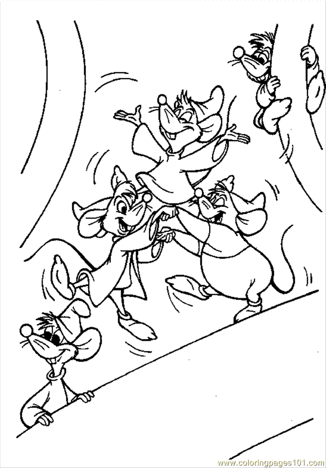 Coloring Pages Cinderella 10 (Cartoons > Cinderella) - free 