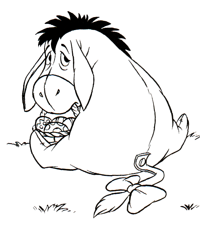 by eeyore Colouring Pages