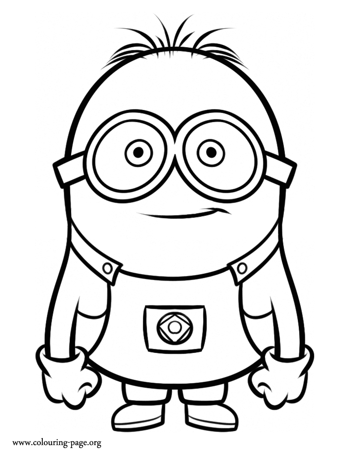 Despicable Me Coloring Pages Minions | Free Printable Coloring Pages
