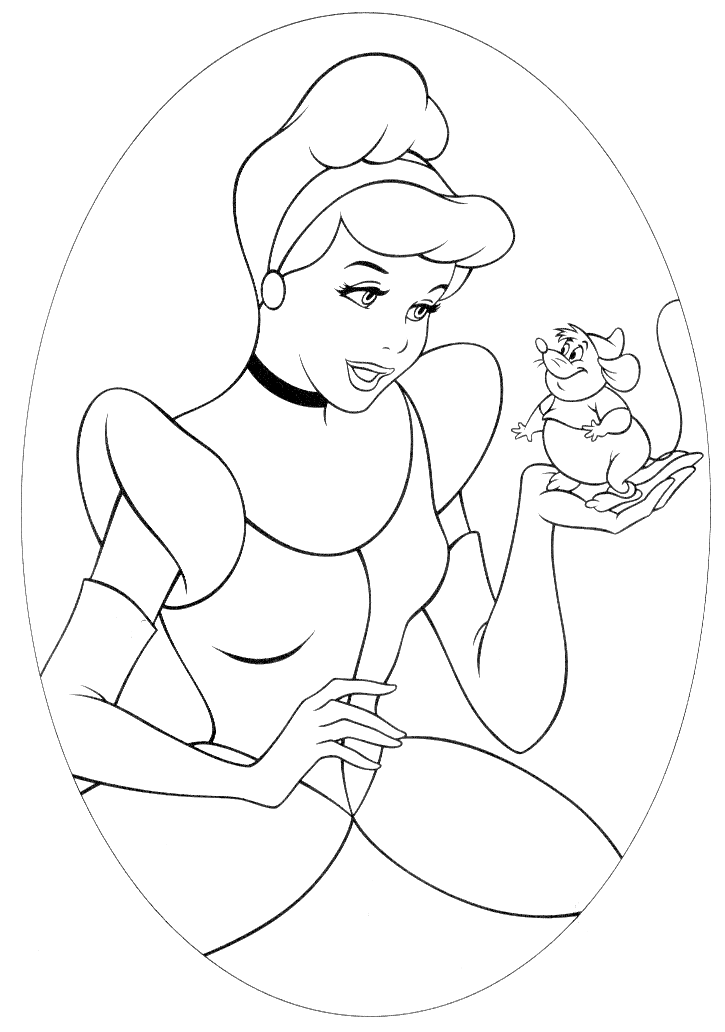 Cinderella 3 Free Coloring Print