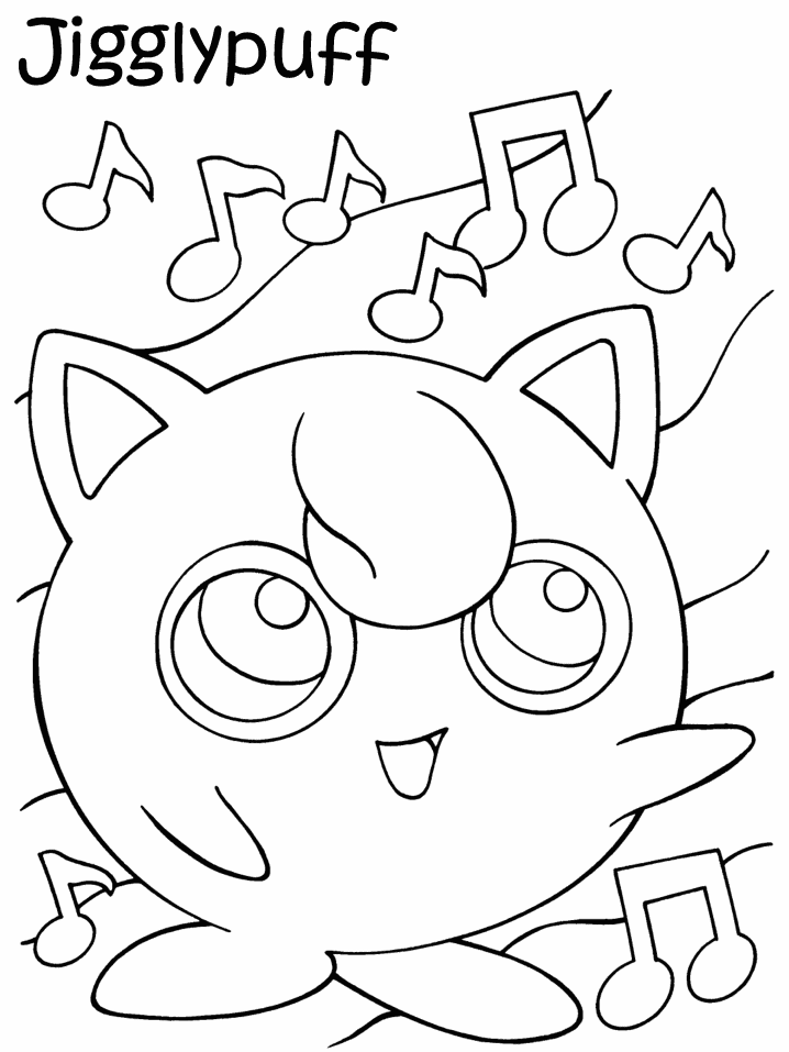 15 Pokemon Coloring Pages For Kids - 69ColoringPages.com