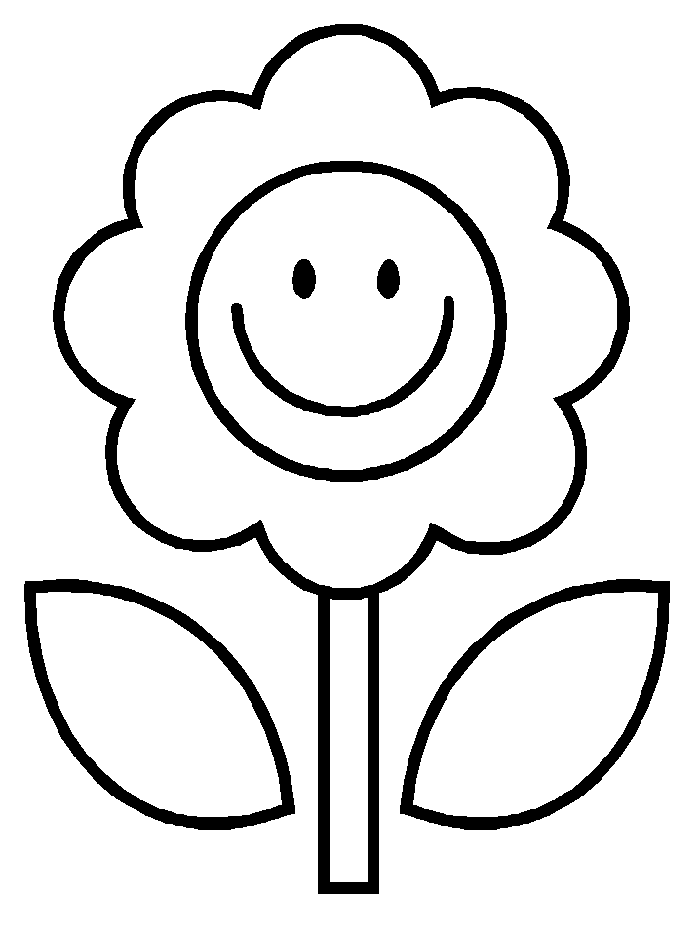 flower color pages for kids | coloring pages for kids, coloring 