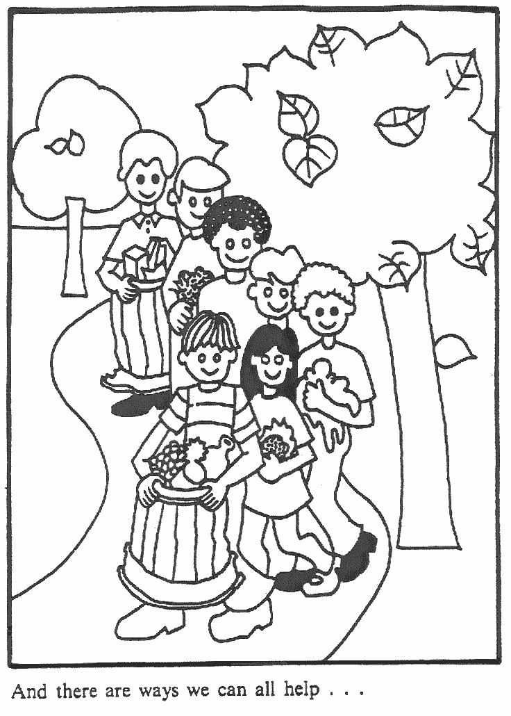 Conservation Kids - Coloring Page for Kids - Free Printable Picture