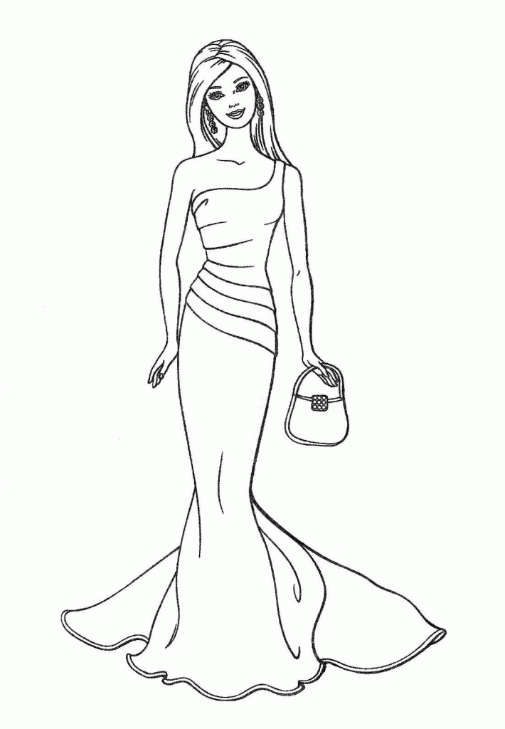 Barbie Coloring Pages - Free Coloring Pages For KidsFree Coloring 