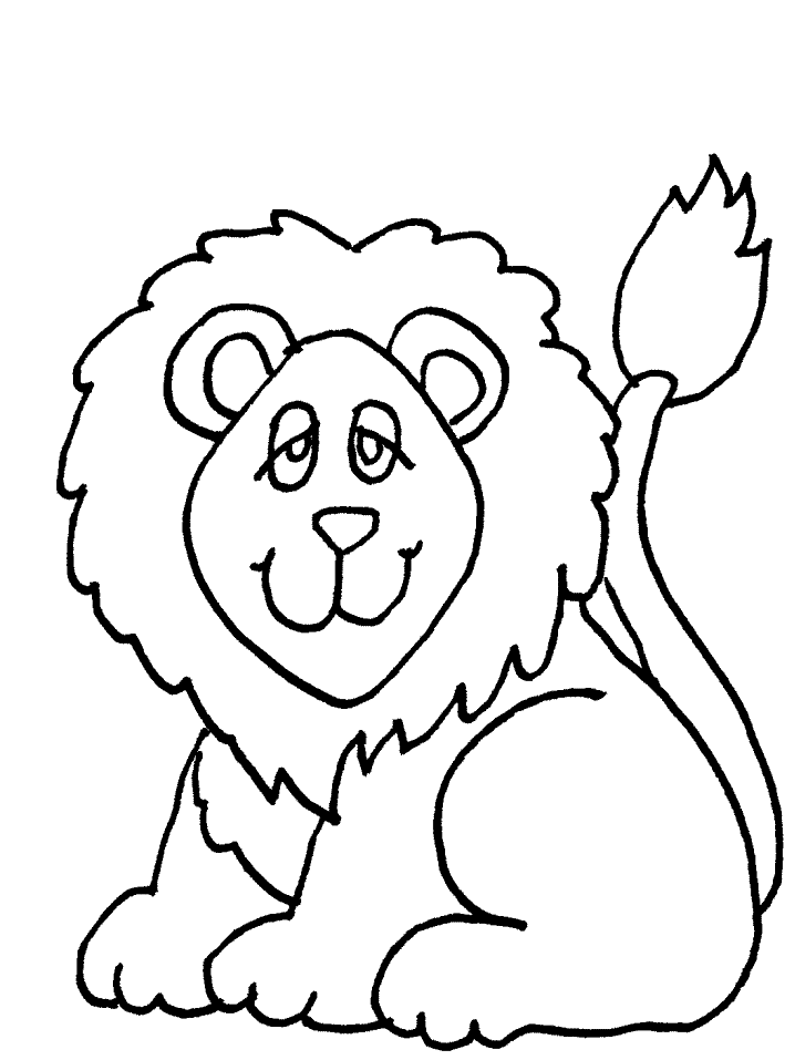 Lion Colouring Pages- PC Based Colouring Software, thousands of 