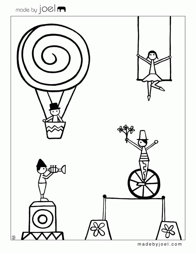 Dental Coloring Pages For Kids Free Printable Circus Coloring 