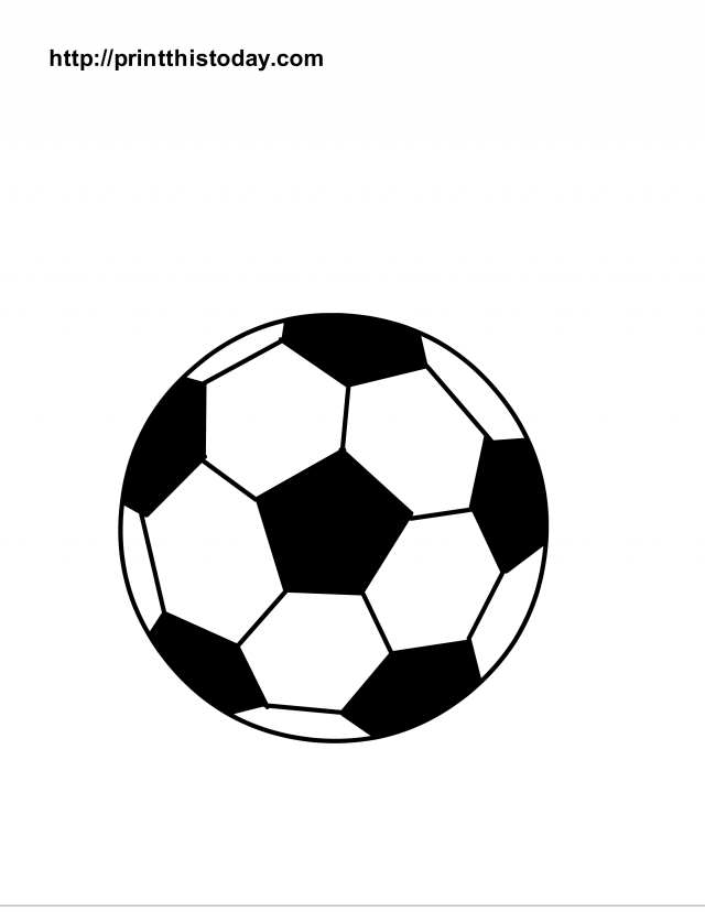 Printable Soccer Balls Free Printable Sports Balls Coloring Pages 