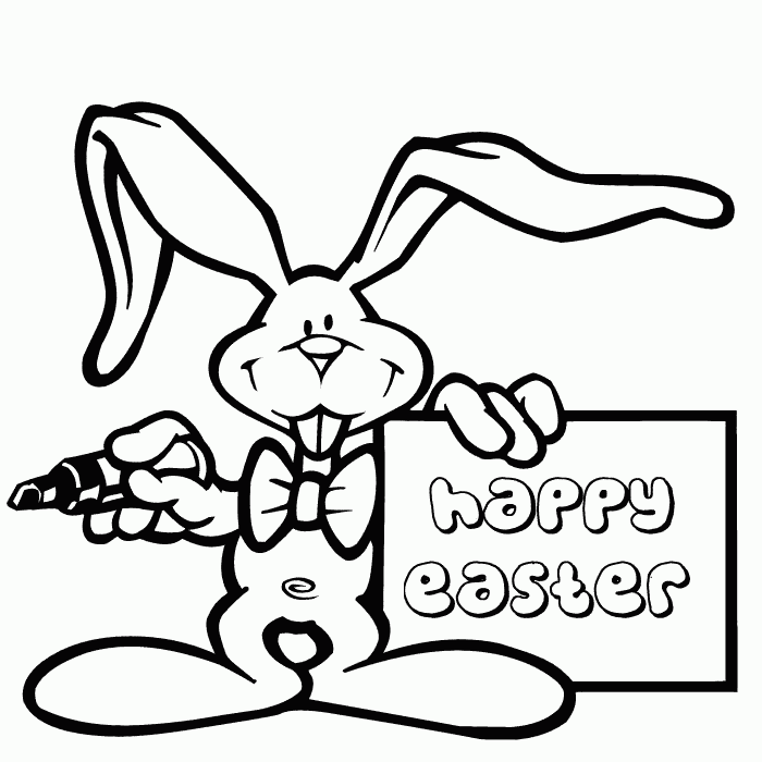Happy Bunny Coloring Pages - Free Printable Coloring Pages | Free 
