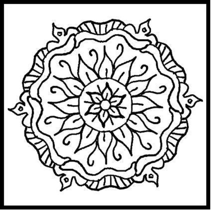 Printable Mandalas Designs Coloring Pages Coloring Pages 