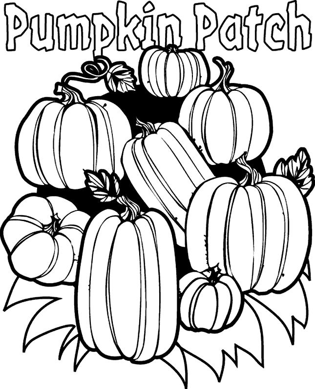 Coloring Pages For Pumpkins