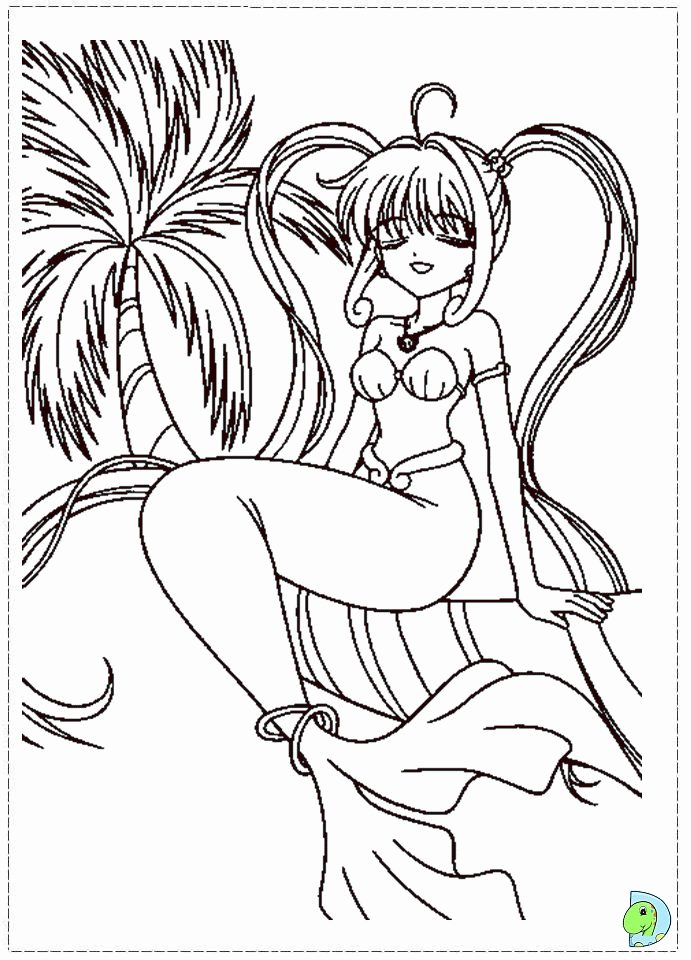 Mermaid Melody coloring page