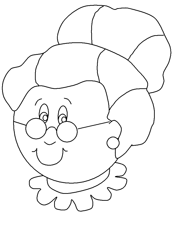Mrsclaus Christmas Coloring Pages & Coloring Book