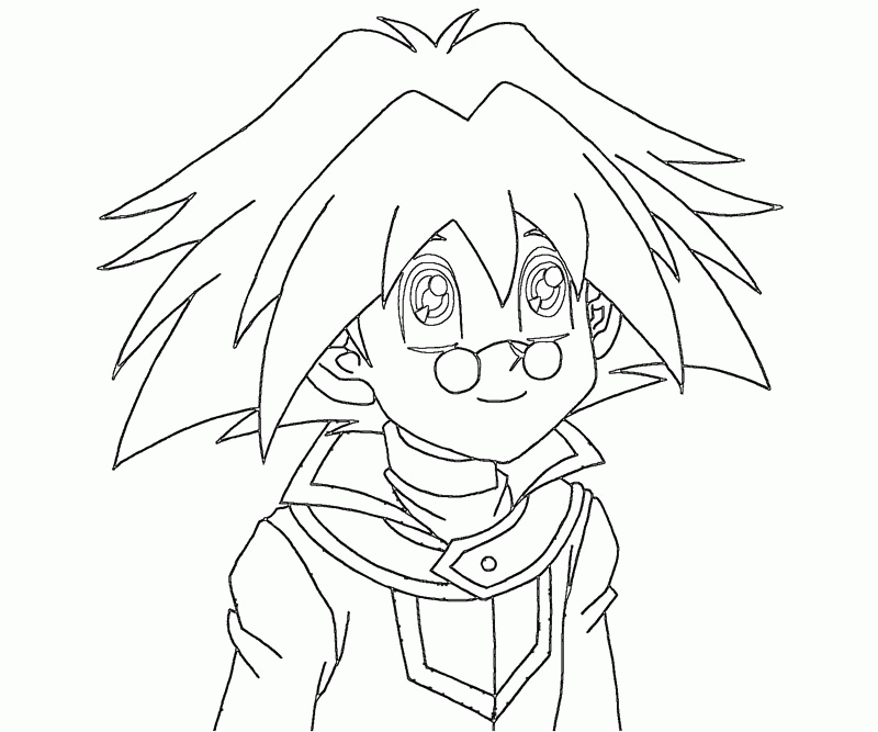 Yu Gi Oh GX - Syrus Truesdale 6 Coloring | Lowland Seed