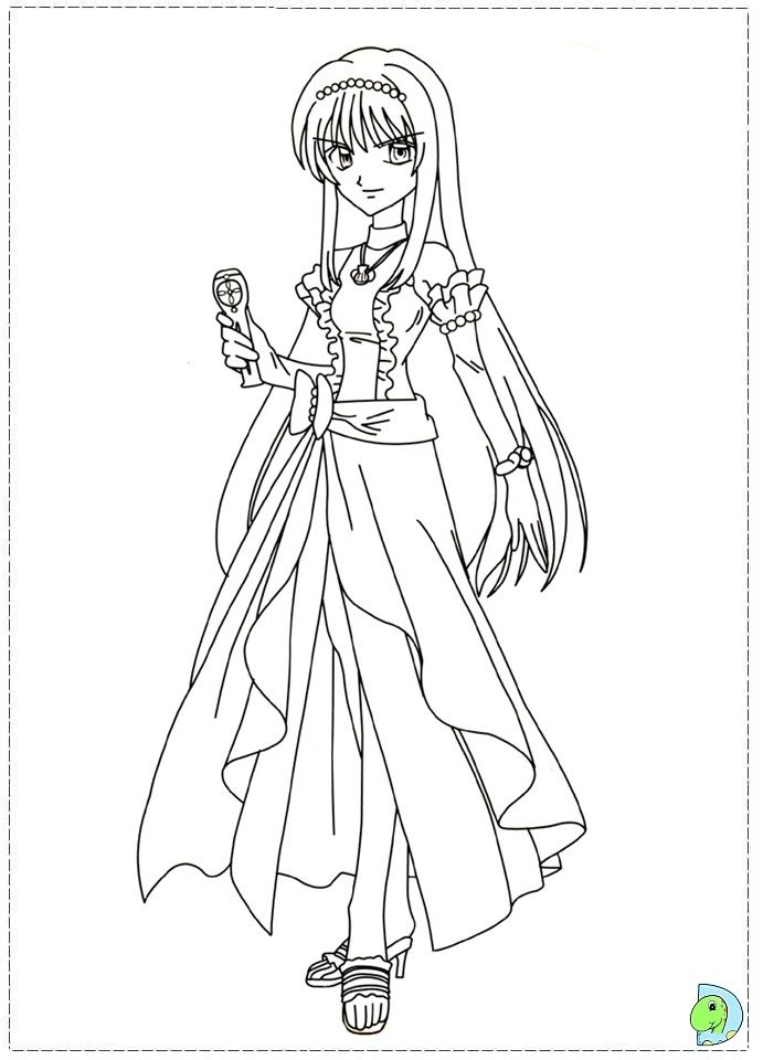 Mermaid Melody coloring page