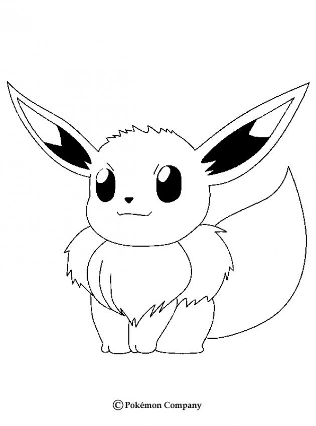 NORMAL POKEMON coloring pages - Eevee