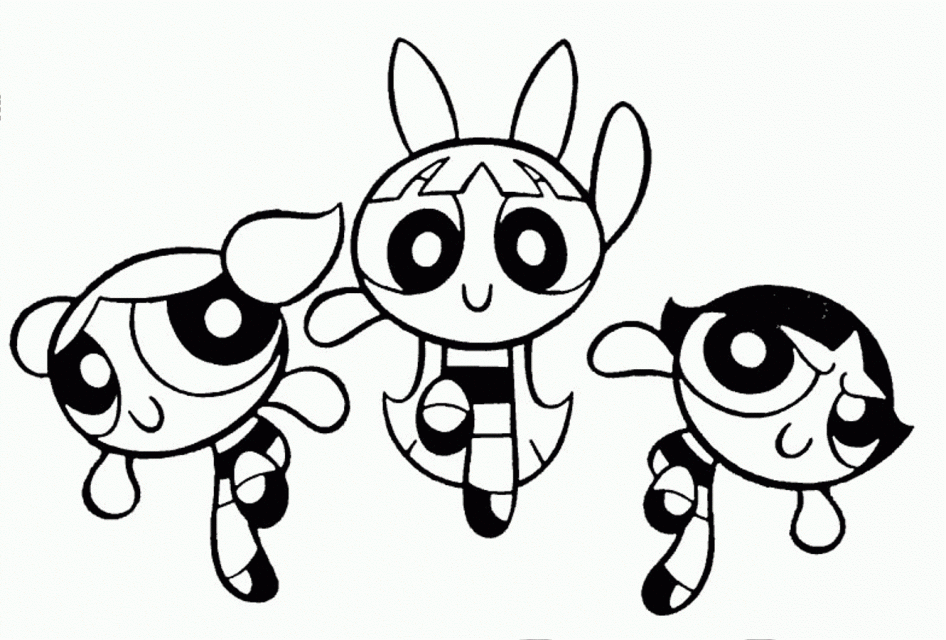The Powerpuff Girls Flying Coloring Page Coloringplus 10165 The 