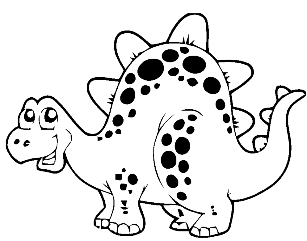 Triceratops Coloring Page - Free Coloring Pages For KidsFree 