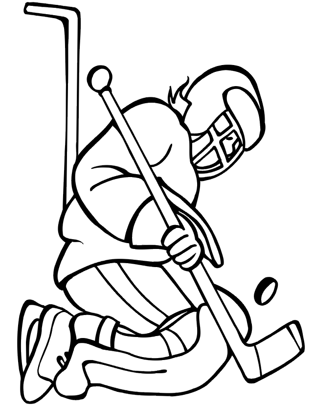 hockey coloring pages | Coloring Pages For Kids