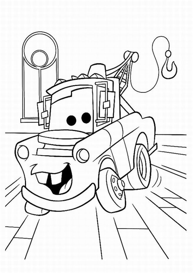 Free Printable Disney Cars 2 Coloring Pages