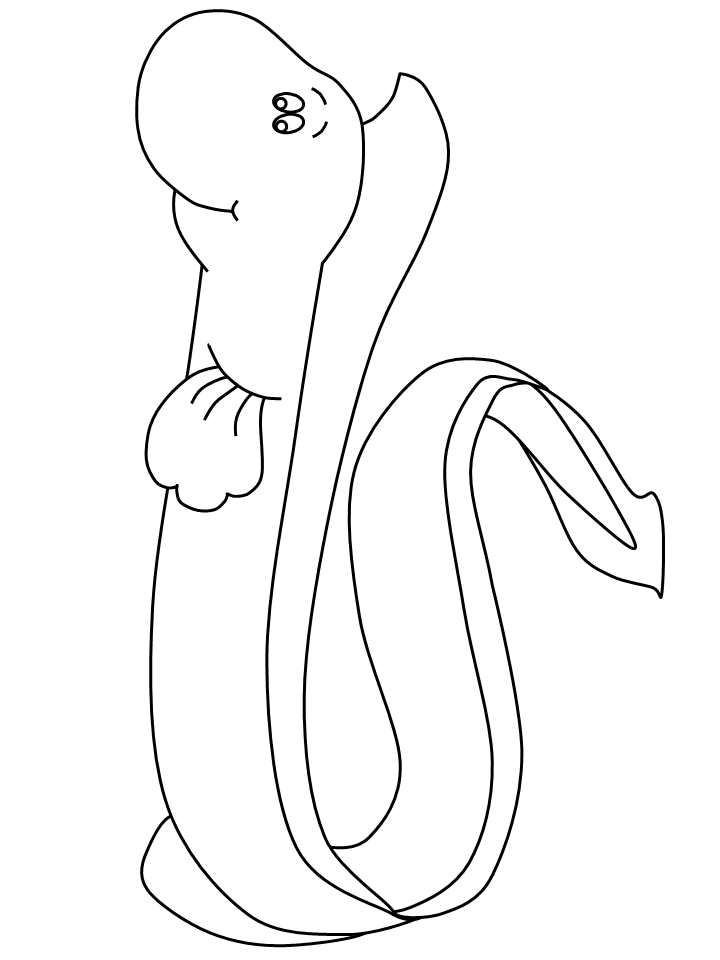 Ocean Eel3 Animals Coloring Pages & Coloring Book