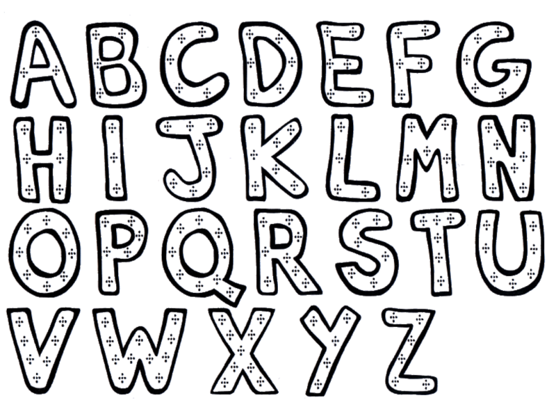 Alphabet Coloring Pages - Coloring For KidsColoring For Kids