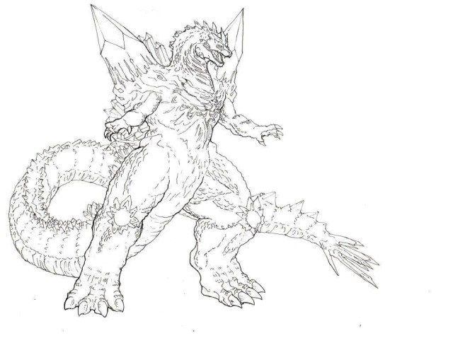 30+ Wonderful Photo of Godzilla Coloring Pages - albanysinsanity.com |  Godzilla, Coloring pages, Dinosaur coloring pages
