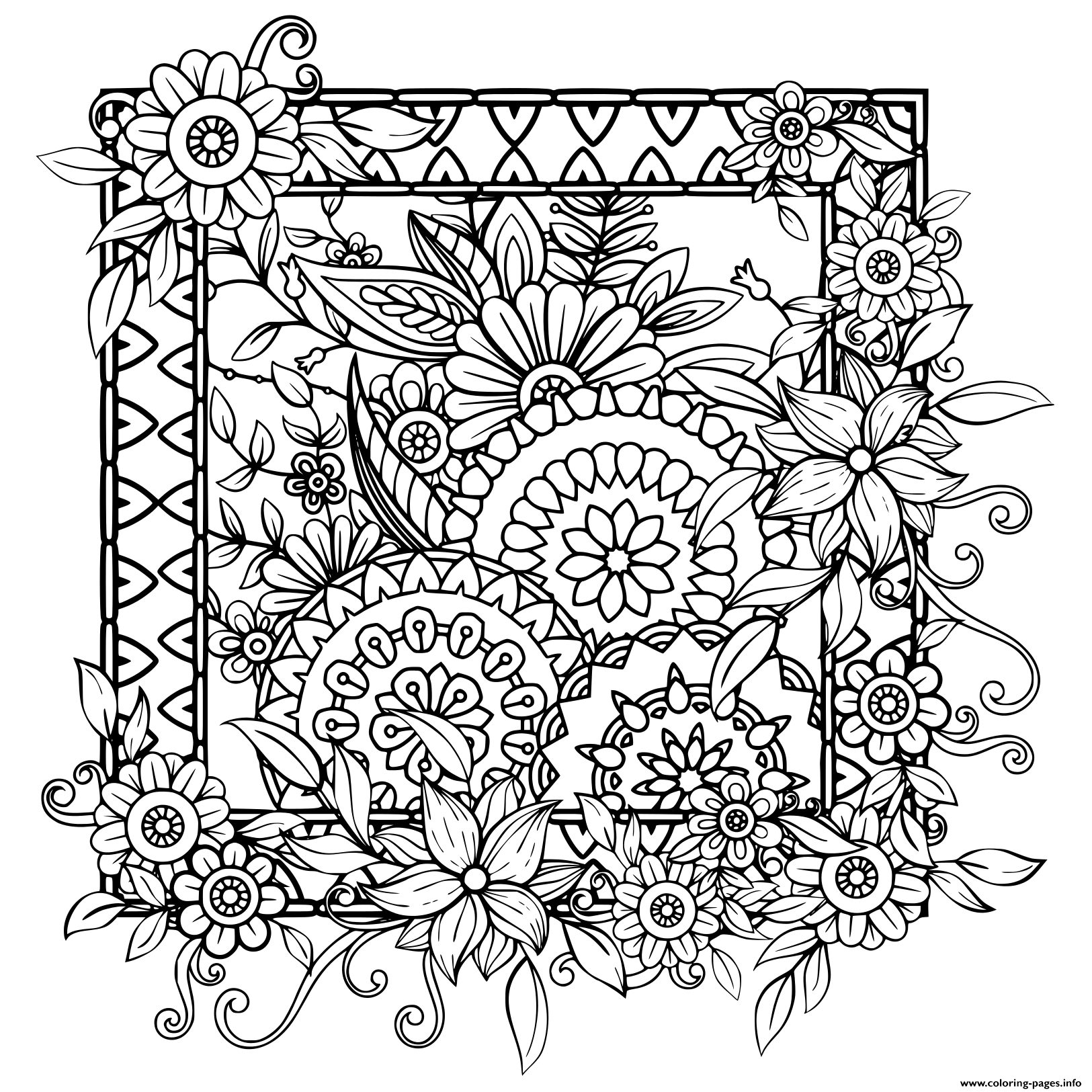 Pin on Free Adults Coloring Pages to Print