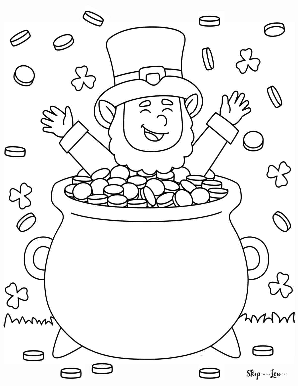 Leprechaun Coloring Pages | Skip To My Lou