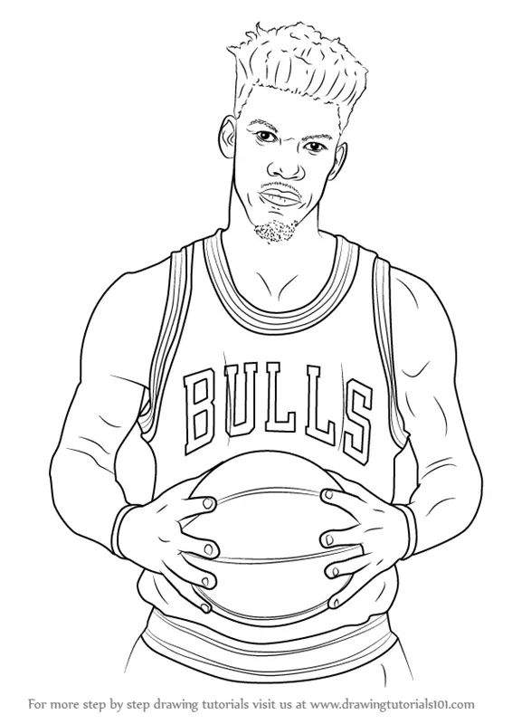 how to draw Jimmy Butler face || easily ...