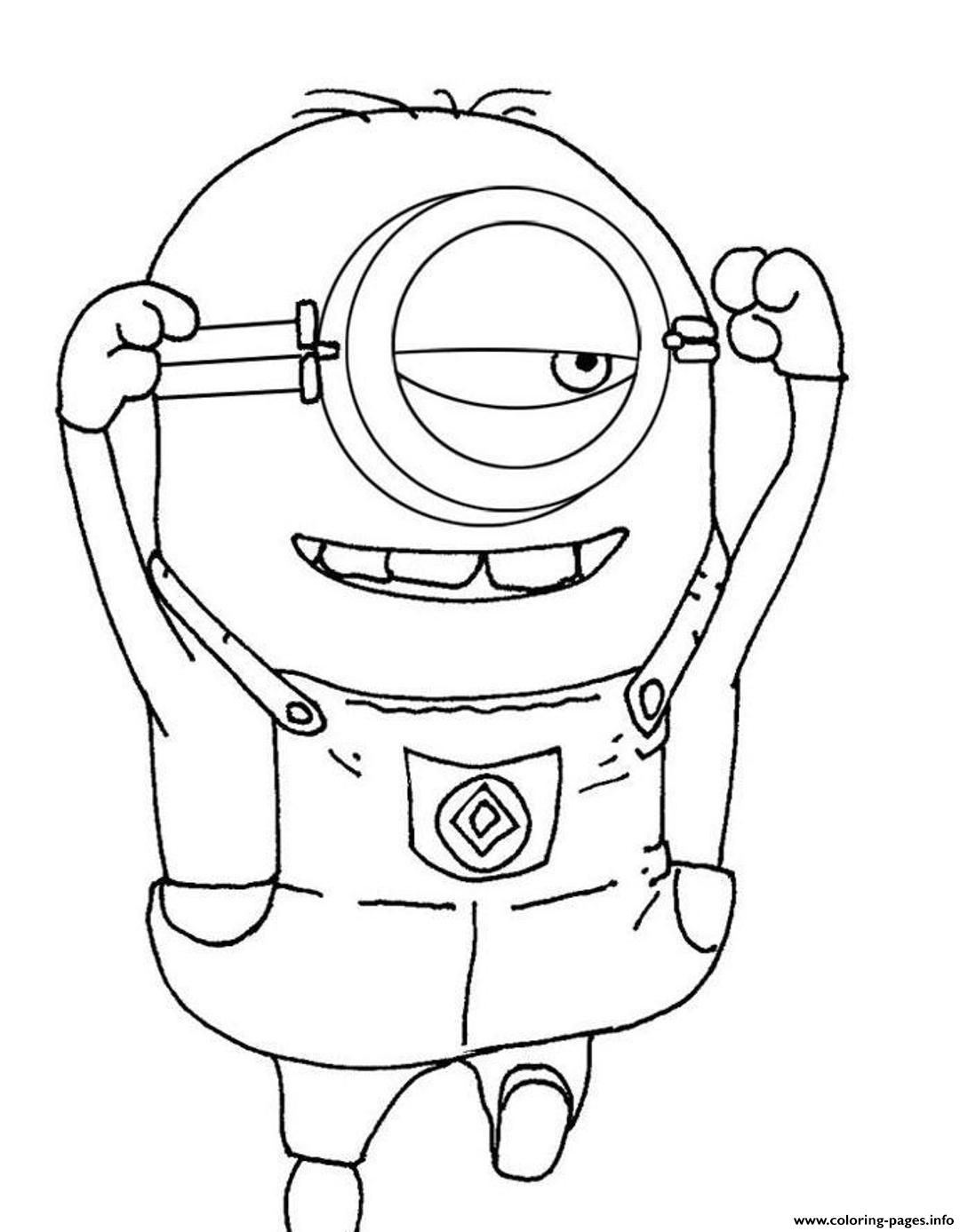 Print despicable me s minion for kids freedab4 Coloring pages