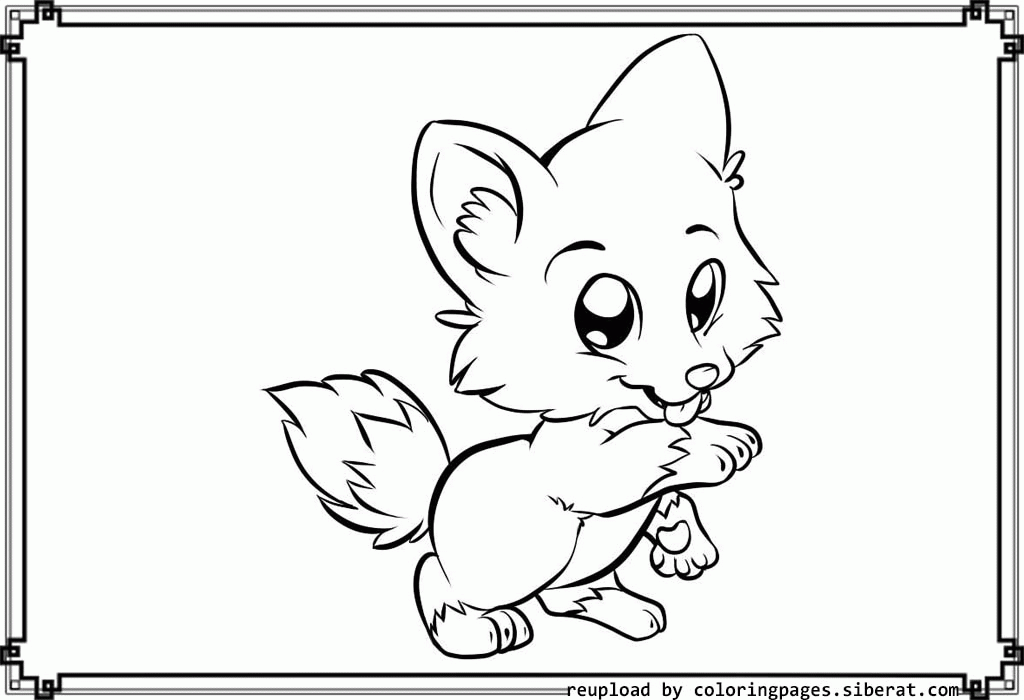Cute Puppies Pictures To Color - Coloring Pages for Kids and for ...