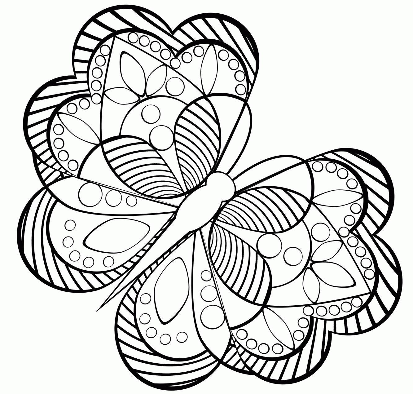 Free Printable Geometric Design Coloring Pages Download Sheet Easy Adult  Marvelous – Approachingtheelephant