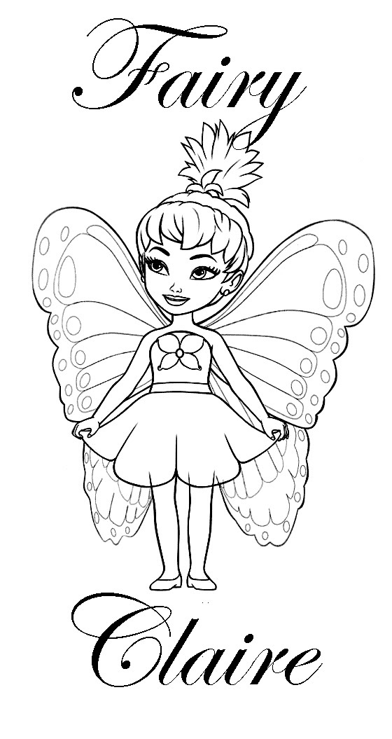First Name Coloring Pages: Claire