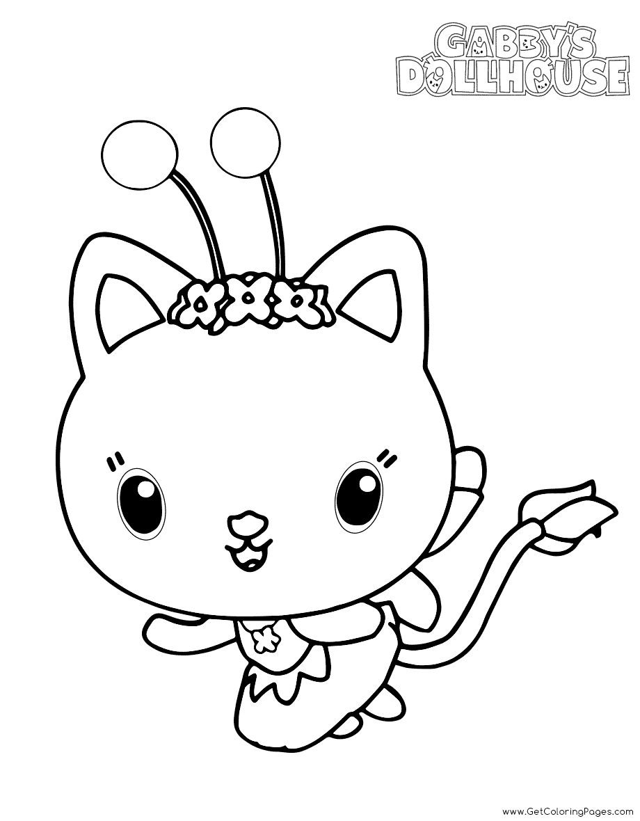 Gabby's Dollhouse Coloring Pages ...