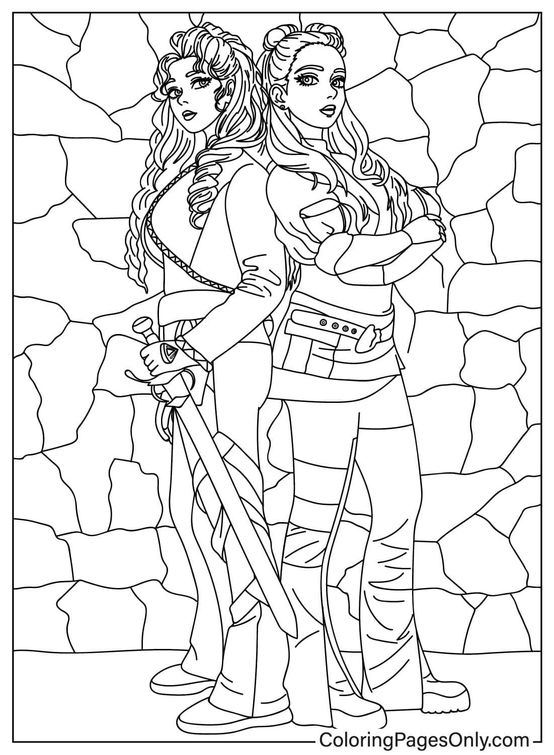 Descendants Coloring Pages ...