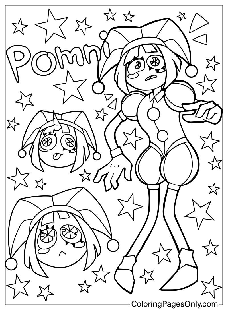 Coloring Pages Only on LinkedIn: #pomni #theamazingdigitalcircus  #digitalcircus #coloringpagesonly…