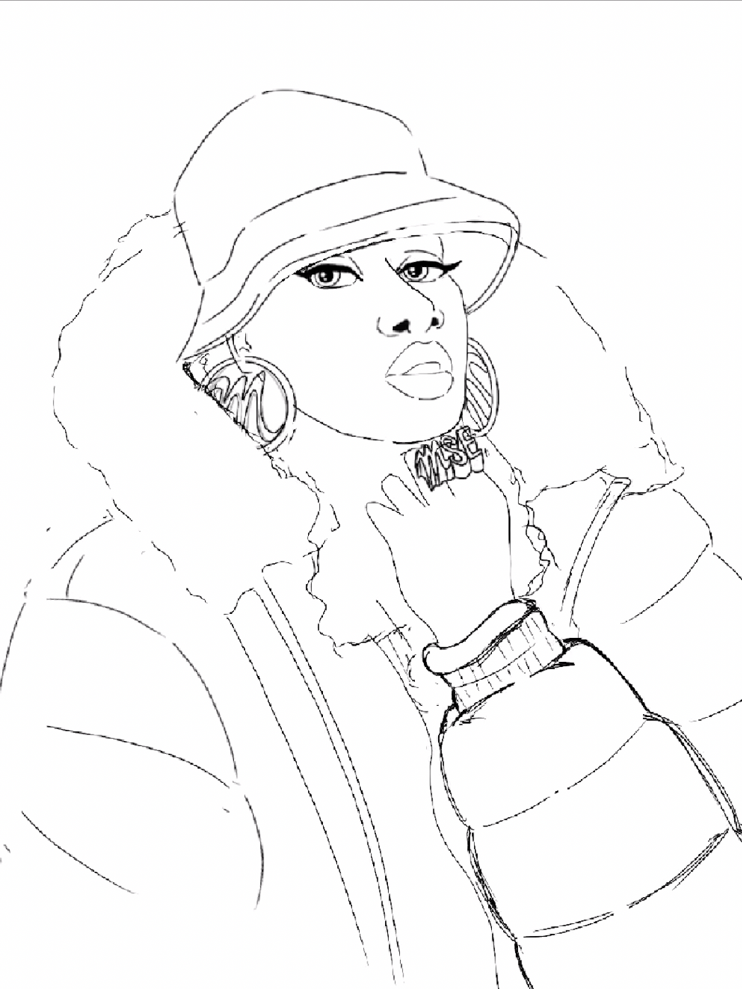 SZA Coloring Pages Coloring Nation