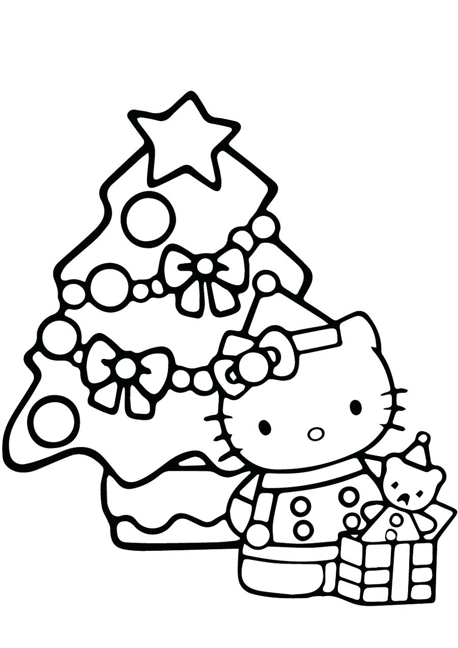 Hello Kitty Christmas Coloring Pages - Best Coloring Pages For Kids