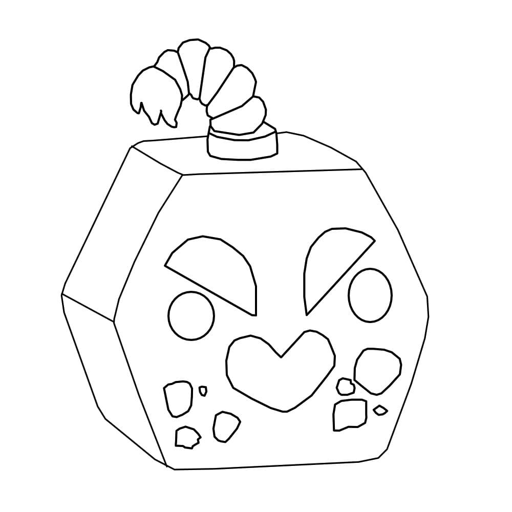 Blox Fruits Bomb coloring page ...