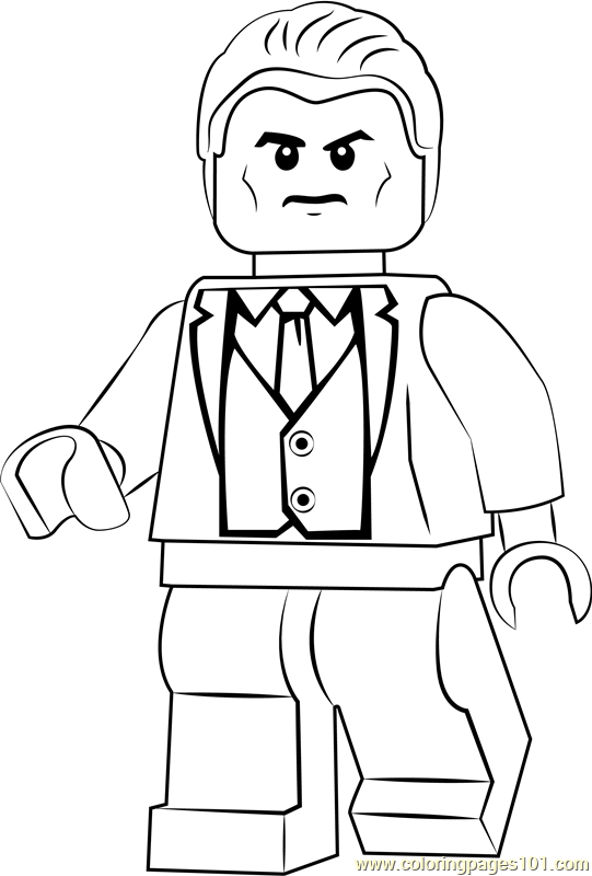 Lego Bruce Wayne Coloring Page for Kids - Free Lego Printable Coloring Pages  Online for Kids - ColoringPages101.com | Coloring Pages for Kids