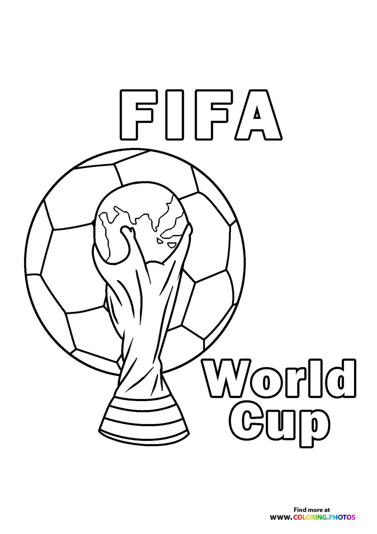 Fifa World Cup - Coloring Pages for kids