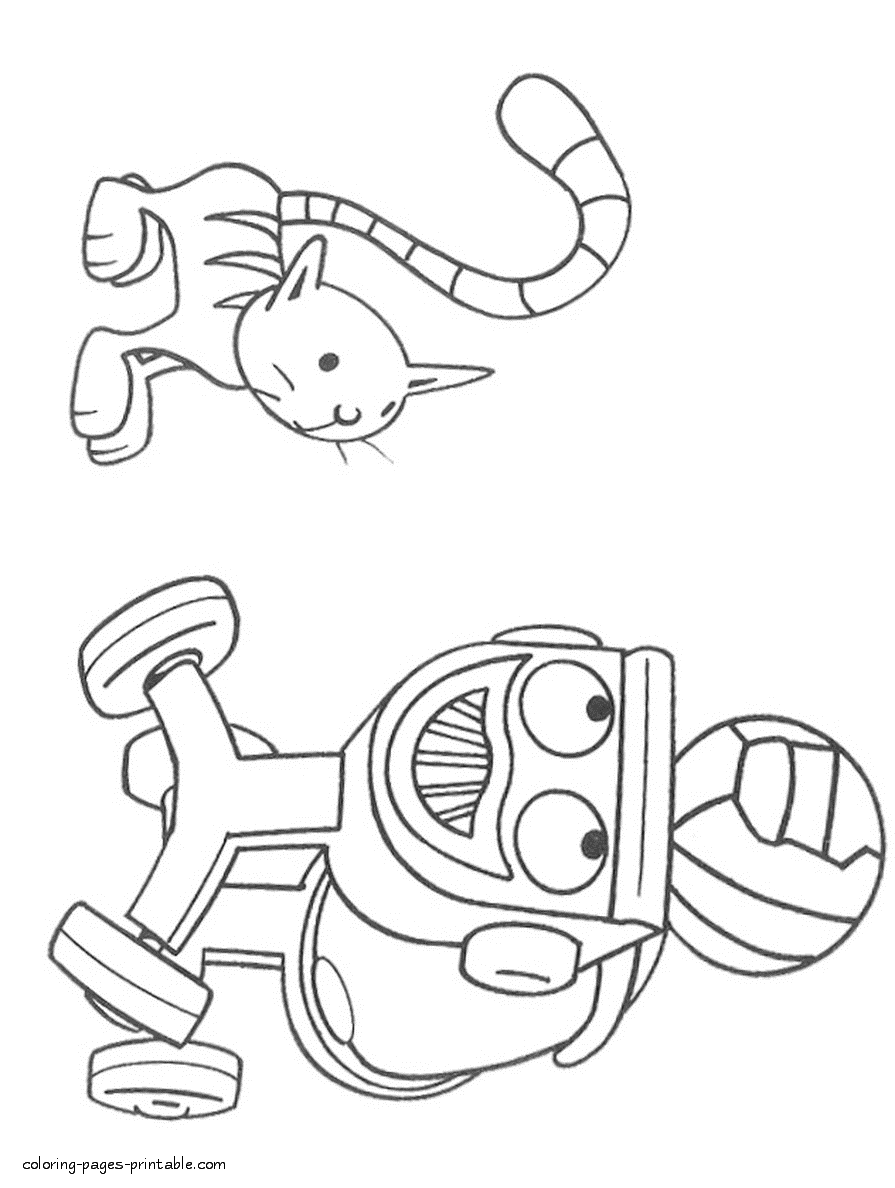 Bob the Builder colouring pages for preschoolers 9 || COLORING-PAGES -PRINTABLE.COM