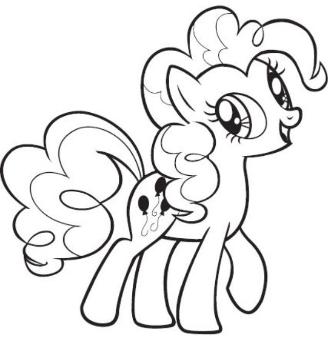 Pinkie Pie coloring page | Pokemon coloring pages, Horse ...