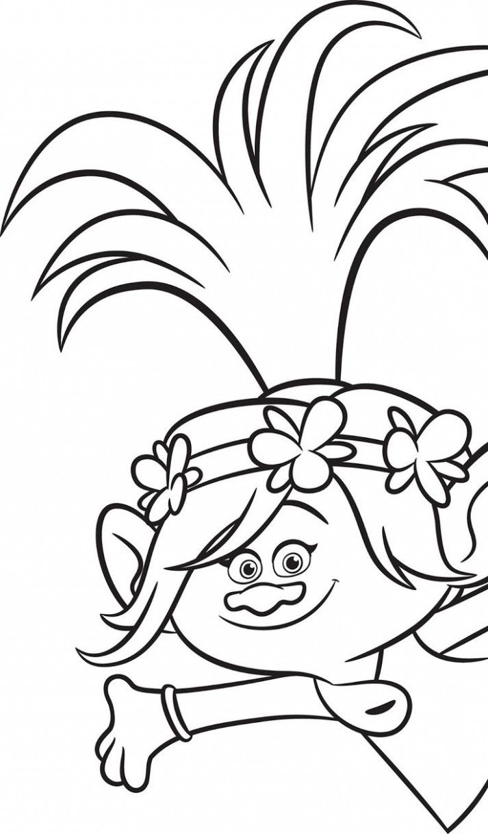 15 Features Of Coloring Pages Trolls Printable That Make Everyone Love It |  Coloring | Poppy coloring page, Coloring pages, Disney coloring pages