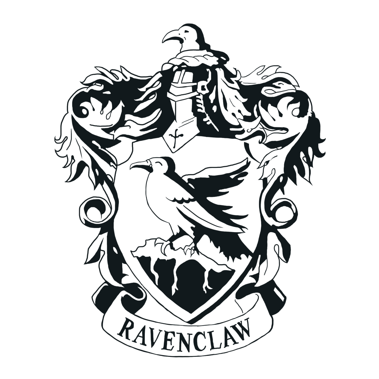 Ravenclaw House Harry Potter T-shirt Hogwarts School of Witchcraft and  Wizardry Rowena Ravenclaw - harry potter png download - 1280*1280 - Free  Transparent Ravenclaw House png Download. - Clip Art Library