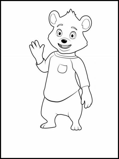 Goldie and Bear 6 Printable coloring pages for kids