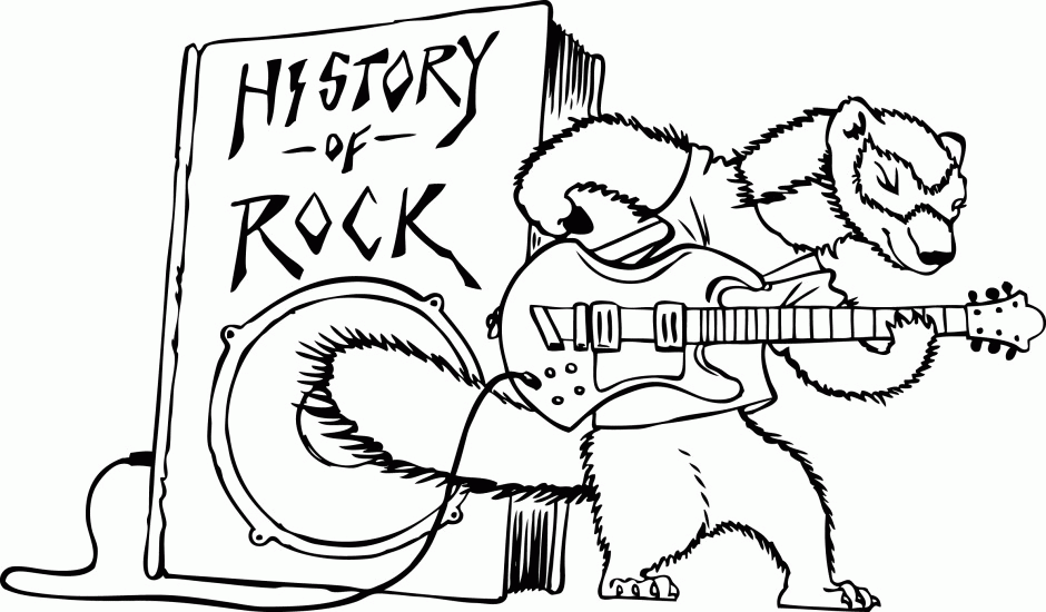 Free Rock And Roll Coloring Pages, Download Free Clip Art, Free ...