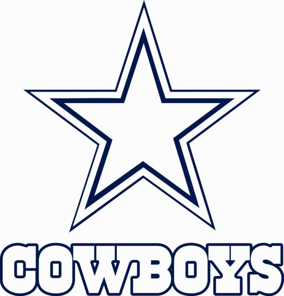 Dallas Cowboys Coloring Pages Free Dallas Cowboys Star Coloring ...