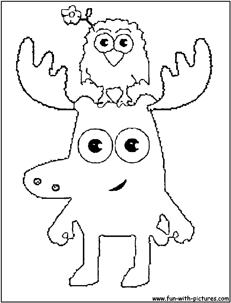 7 Pics of Moose Coloring Pages Template - Moose Coloring Pages ...